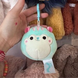 Squishmallows Chipmunk Clip Keychain Spring Squirrel